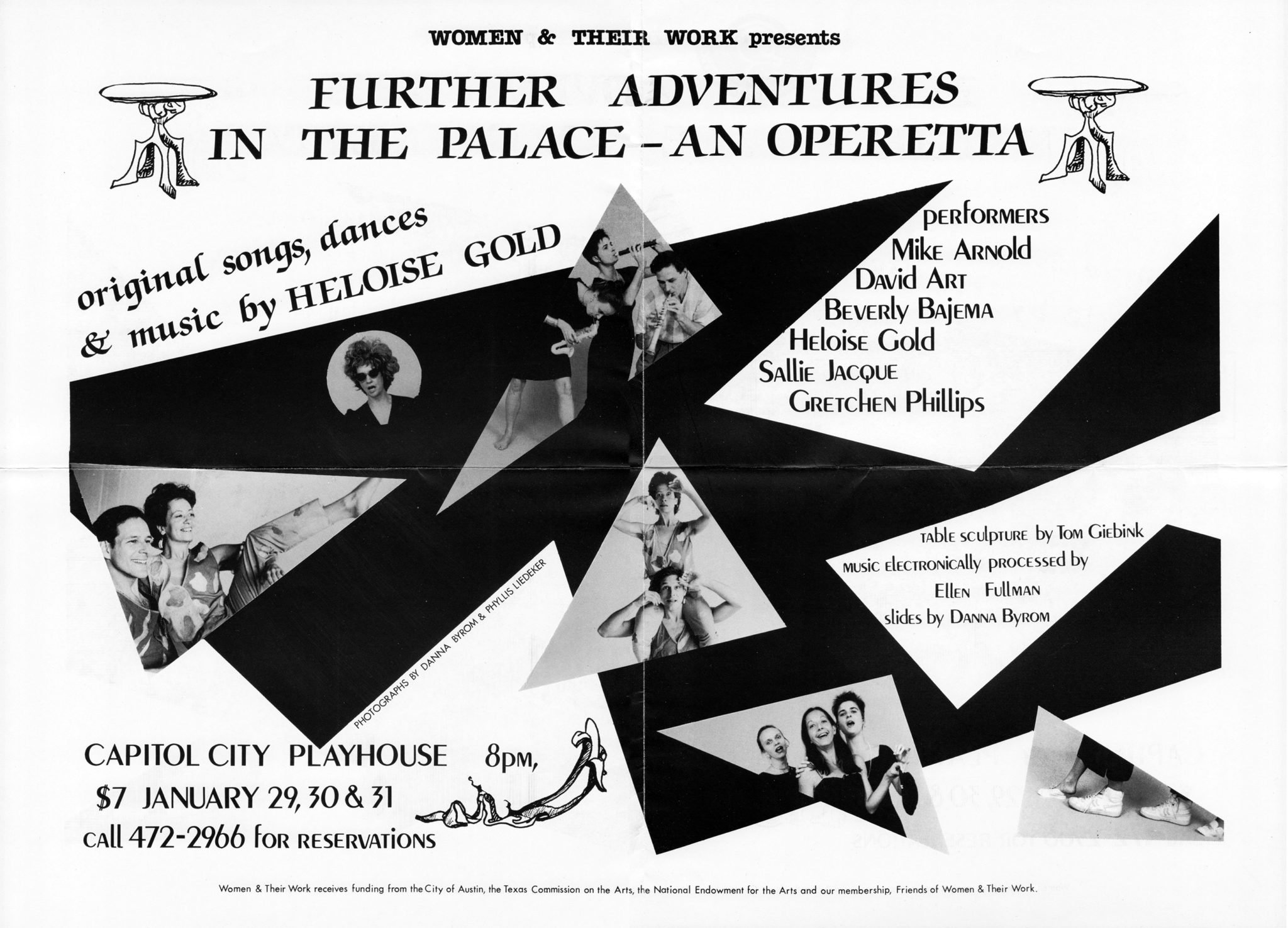 Poster for Heloise Gold, Further Adventures in the Palace: An Operetta, 1987