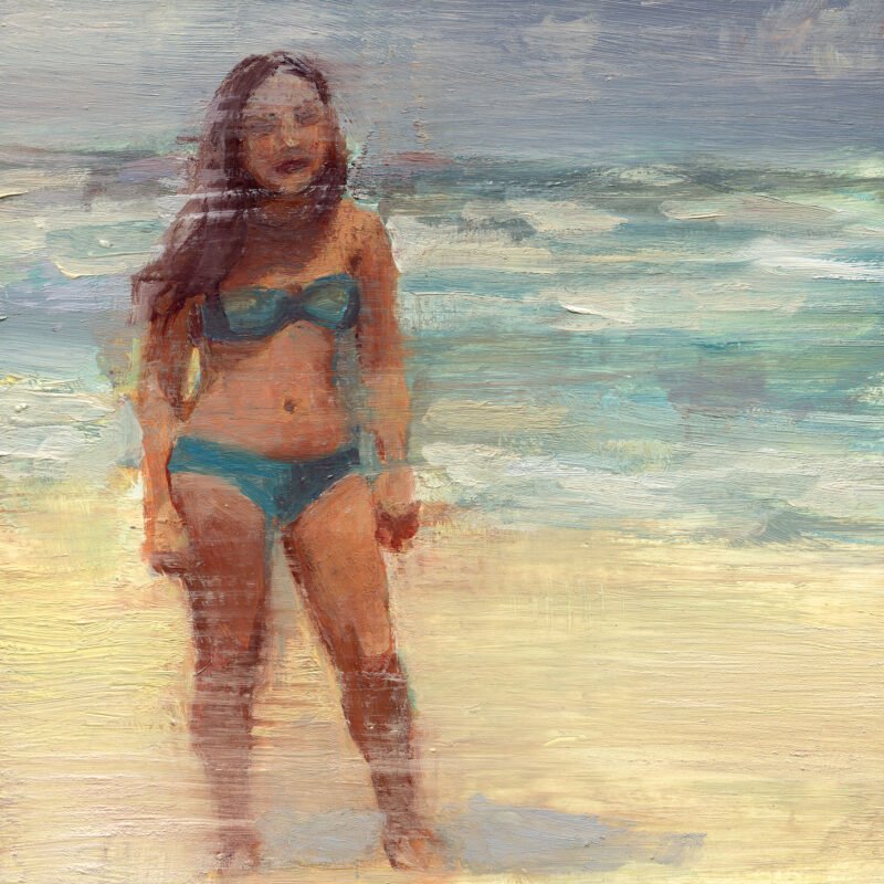 Monica Alfonso, Suzy, 1979; oil on panel, 6.5" x 6.5"