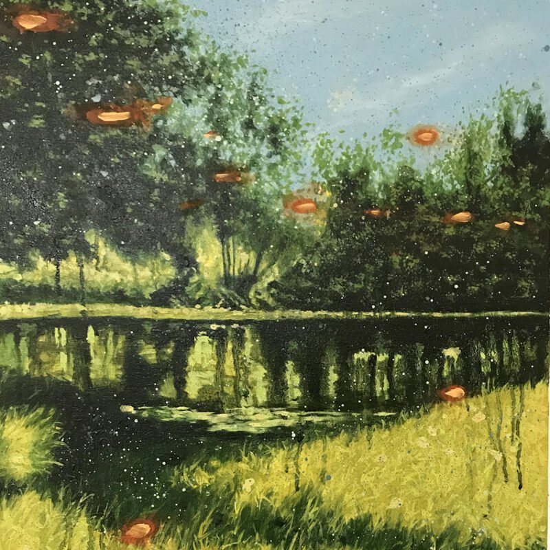 John Mulvany, Zephyr, oil on canvas, 20" x 16"