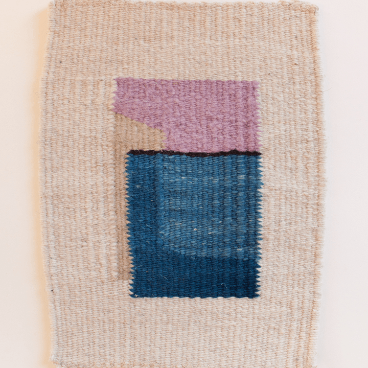 Claire Oswalt, "La Pagasa Natural"; Hand-dyed wool; 10.25 x 7.25